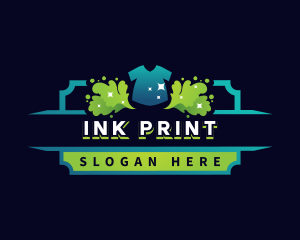 Print - Shirt Paint Print logo design