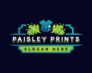 Shirt Paint Print logo design