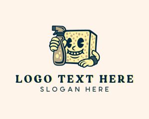 Cleaner - Cleaning Sponge Sanitation logo design