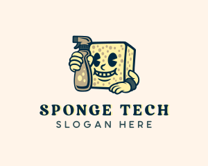 Sponge - Cleaning Sponge Sanitation logo design