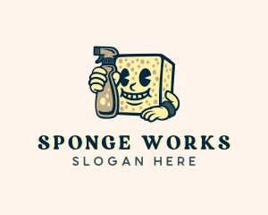 Sponge - Cleaning Sponge Sanitation logo design