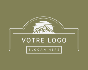 Mountaineer - Rustic Mountain View logo design