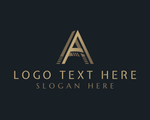 Architecture - Premium Real Estate Letter A logo design