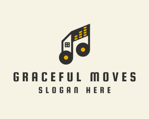 Musical Studio House   logo design