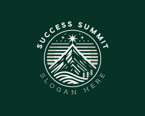 Mountain Summit Star  logo design