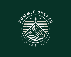 Mountain Summit Star  logo design