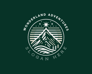 Mountain Summit Star  logo design