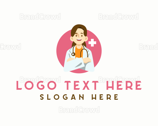 Female Medical Doctor Logo