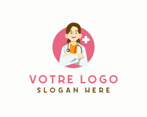 Female Medical Doctor Logo