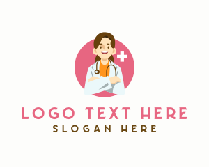 Female Medical Doctor Logo