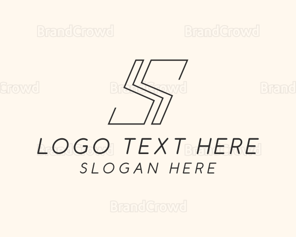 Simple Minimal Letter S Logo