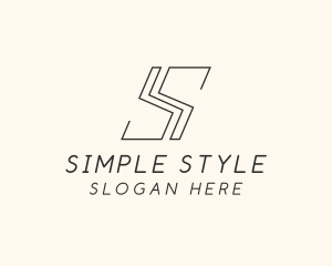 Minimal - Simple Minimal Letter S logo design