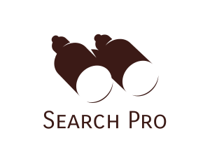 Search - Dropper Bottle Binoculars logo design