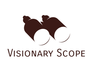 Scope - Dropper Bottle Binoculars logo design