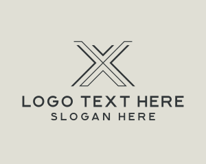 Cyber - Tech Business Letter X logo design