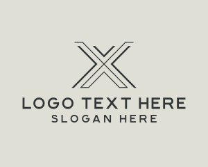 Software - Tech Business Letter X logo design