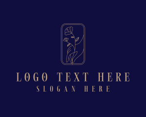 Beauty - Wellness Floral Decorator logo design