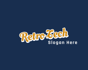 Quirky Retro Clothing Business logo design