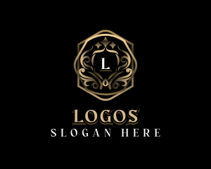Victorian - Ornamental Luxury Shield logo design