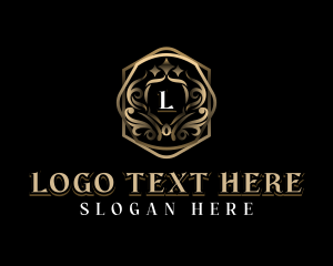 Ornamental Luxury Shield Logo