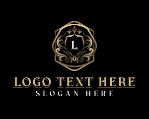 Ornamental Luxury Shield Logo