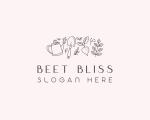 Beet - Gardening Trowel Landscaper logo design