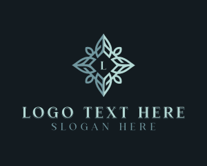 Salon - Elegant Floral Jewelry logo design