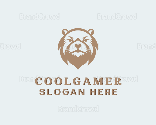 Wild Beaver Animal Logo