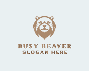 Wild Beaver Animal logo design