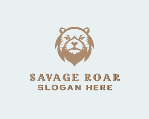 Wild Beaver Animal logo design