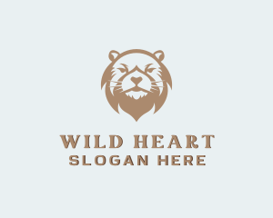 Wild Beaver Animal logo design