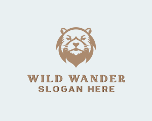 Wild Beaver Animal logo design