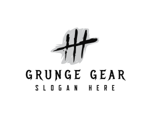 Grunge - Punk Grunge Scratch logo design