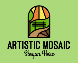 Mosaic - Park Bench Mosaic logo design