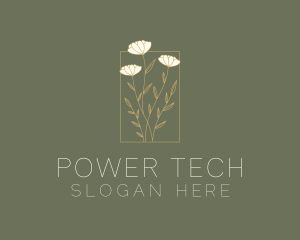 Aesthetic Flower Garden Logo