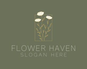 Aesthetic Flower Garden logo design