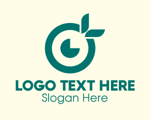 Slice - Green Fruit Grocery logo design