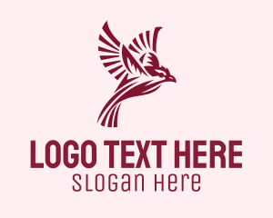 Toco Toucan - Red Flying Robin logo design