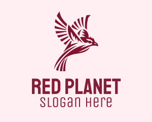 Red Flying Robin logo design