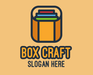 Box - Paper Document Box logo design