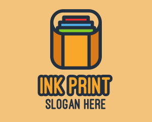 Print - Paper Document Box logo design