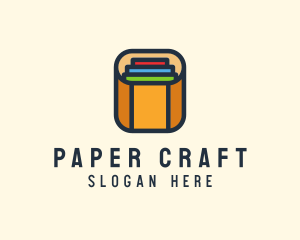 Paper Document Box logo design