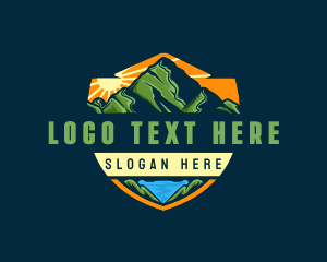 Ski Resort - Mountain Peak Adventure logo design