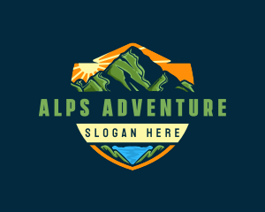 Mountain Peak Adventure logo design