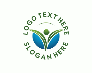 Eco Friendly - Organic Eco Leaf logo design