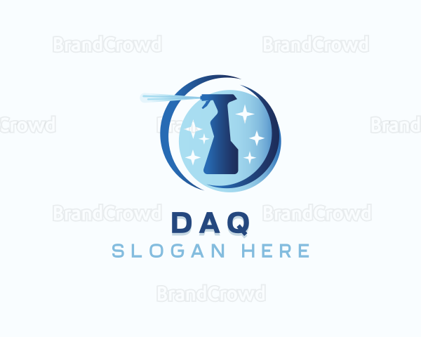 Sprayer Disinfection Cleaning Logo