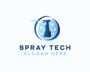 Sprayer - Sprayer Disinfection Cleaning logo design