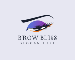 Beauty Eyelashes Salon logo design