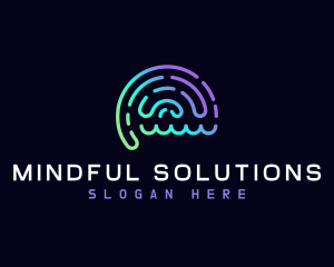 Mental - Mental Intelligence Brain logo design