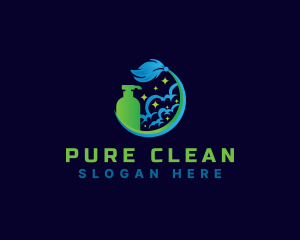 Cleaning Housekeeping Tools logo design